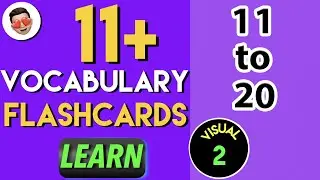 (#2) 11 Plus Vocabulary Flashcards | 11 plus Vocabulary List | 11 plus english vocabulary