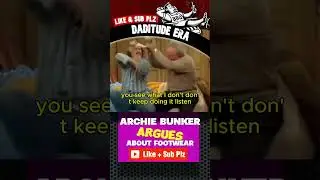 Archie Bunker’s Funniest Shoe Argument! 😂 [70s TV Classic] #allinthefamily #70stv #shortsyt