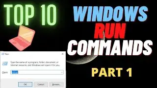 Top 10 Windows Run Command that you must know | Part 1
