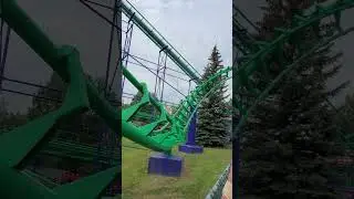 Calaway Park Roller Coaster 6 - Calgary, Alberta, Canada #Shorts #YTShorts