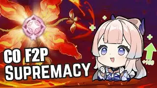 F2P Kokomi Supremacy~ Max Score Against Sky-Searing Regisvine!! - Genshin Impact