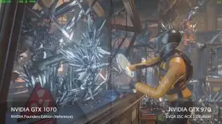 3DMark Timespy - GTX 1070 vs 970 Benchmark Comparison