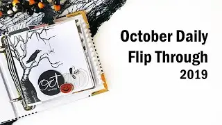 October Daily 2019 | Flip Through | Pebbles | Crate Paper