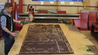 ЧПУ фрезерный станок фанерный часть 1