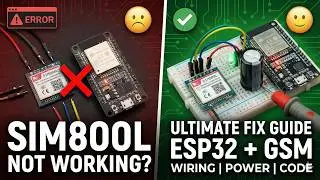SIM800L Not Connected to Network? Ultimate Troubleshooting Guide | (GSM IoT Series #2)