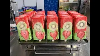 Strawberry and Kiwi Popsicles for Business
