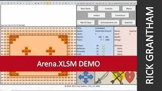 Arena.XLSM - The Video Game you Play in Excel