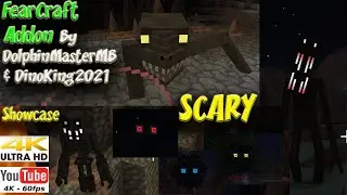 SCARY FearCraft Addon The Man from the Fog Addon DolphinMasterMB DinoKing 2021 Minecraft Bedrock PE