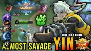 MANIAC! Build Emblem Yin Tersakit Buat Push Solo Rank Ke Mythical Glory! - Mobile Legends