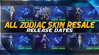 All Zodiac Skins Resale Dates | Badang ,Martis, Minotaur, Lance,  Zodiac Skin  | MLBB