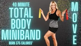 40 Minute Total Body Mini Band Workout | Miniband & Cardio | Burn 375 Calories*🔥