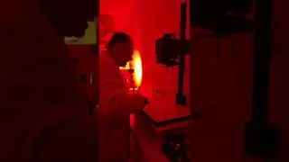 Live test delle prime stampe nella nuova camera oscura