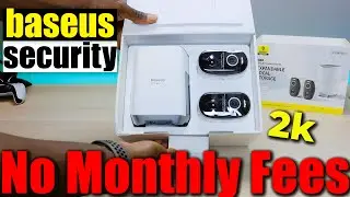 Baseus N1 Wireless Security System Up To 16TB Storage NO MONTHLY FEES 210-Day Battery Life