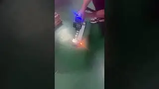 1000w high power pulse laser cleaning machine #1000wpulsecleaning #lasercleaningmachine1000w