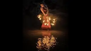 Fire show and flamenco