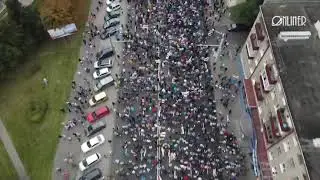 Более 100 тыс человек на улицах Минска 27.09