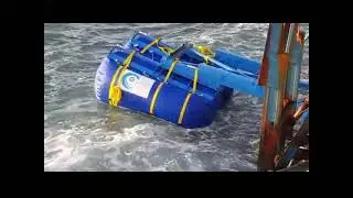 Надувные бочки приливной электростанции
