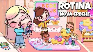 ROTINA BEBÊ NOVA CRECHE KAWAII 🏡🍼| AVATAR WORLD ROTINAS E HISTÓRIAS