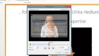 How to trim a video in PowerPoint 2013?