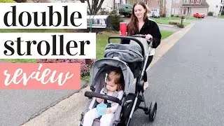 EVENFLO PIVOT XPAND DOUBLE STROLLER DEMO + REVIEW | UPPA BABY VISTA DUPE?