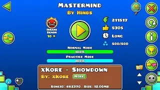 [Insane Demon] Mastermind by Hinds - Geometry Dash | Henry03