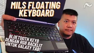 MILS FLOATING KEYBOARD untuk Galaxy Tab S9/S9FE