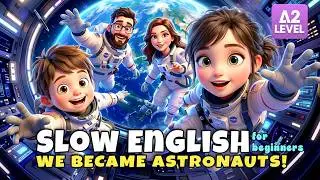 Our Family Visits a Space Center | Easy English Listening for Beginners (A1–A2)