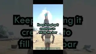 How to Tame a Carcharodontosaurus Ark Survival Evolved #shorts