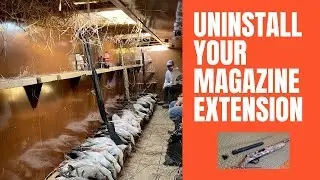 How to Un-Install a Shotgun Magazine Extension!  Browning A5