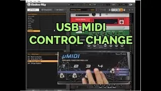 uMidi  USB Midi Foot Controller - Control Change Mode - No Audio