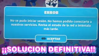 FALL GUYS ERROR:No se pudo iniciar sesión. No hemos podido conectarte a nuestros servicios
