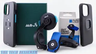 Mous Evolution Case/IntraLock Bike Mount and Quad Lock Out Front Mount for iPhone 13 Pro Compared!