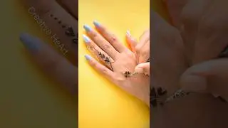 Cute Mehndi design 🥰✨ #mehndi