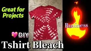 DIY Bleach | how to bleach your shirt | Tshirt Business