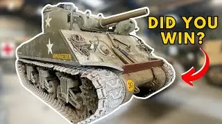 Who Won Our Sherman TANK Driving Competition? (Results)
