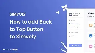 How to add a Back to Top Button to Simvoly