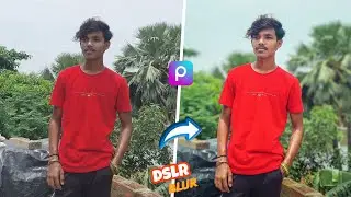 How to background blur in PicsArt tutorial | फोटो का बैकग्राउंड बलर करे मोबाइल से | ritik_rk_editor