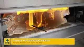 Klassisch & komfortabel Heizen mit der KWB Classicfire Stückholzheizung