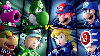 Mario Strikers: Battle League - Team Mario vs. Team Yoshi (Hard CPU)