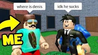 Pretending to be a DENIS FAN in Roblox..