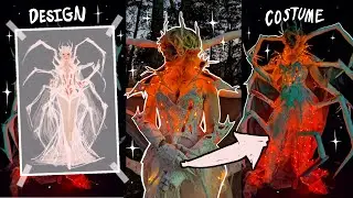 Designing & making a GHOST SPIDER QUEEN costume 🕷👻😈