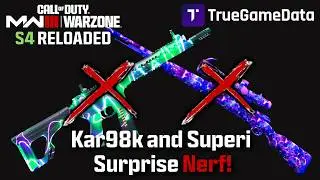 [WARZONE] Surprise Kar98k and Superi 46 Nerf! Are They Still Meta?