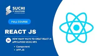 34__Create React JS Application Using NPX | React JS Full Course | ‪ @suchiit