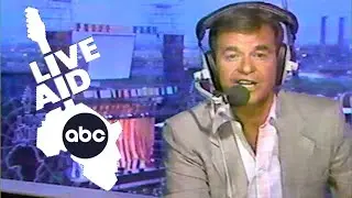 Dick Clark opens ABC Live Aid coverage 1985