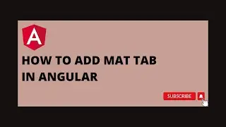 How to add mat-tab in angular