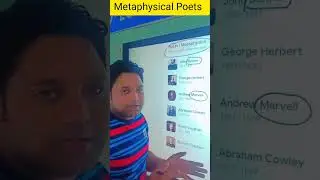 Trick for Metaphysical Poets