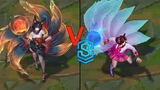 After Hours Spirit Blossom Springs Ahri VS Dynasty Ahri