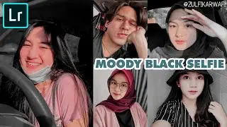 Tutorial Edit Foto Selfie Ala Selebgram | Moody Black Selfie | Dark Selfie Lightroom Preset