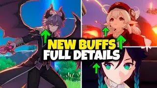 OFFICIAL BUFFS REVEALED! Venti Becomes DPS?! What's Changing for Old Characters - Genshin Impact