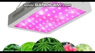 Фитолампа 100Вт полный спектр фитопанель для растений светодиодная LED лампа с охлаждением